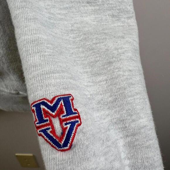 Vintage USS Iwo Jima LPH-2 Sweatshirt MV Sport Pro Weave USA Made Military 90s - Picture 4 of 7